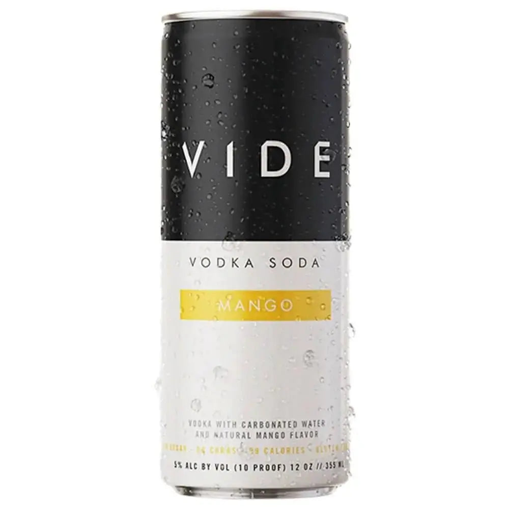 VIDE Mango Vodka Soda 4PK - Main Street Liquor