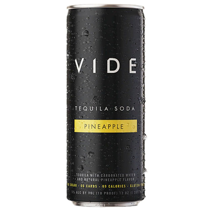 VIDE Pineapple Tequila Soda 4PK - Main Street Liquor