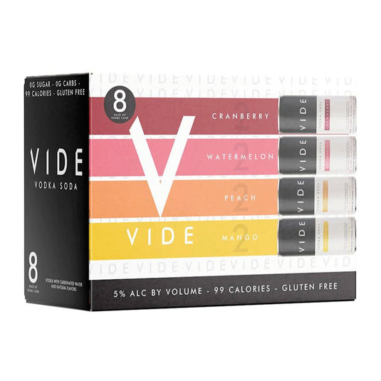 VIDE Vodka Soda Variety 8PK - Main Street Liquor