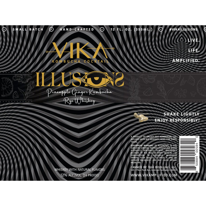 Vika Kombucha Cocktail Illusions - Main Street Liquor