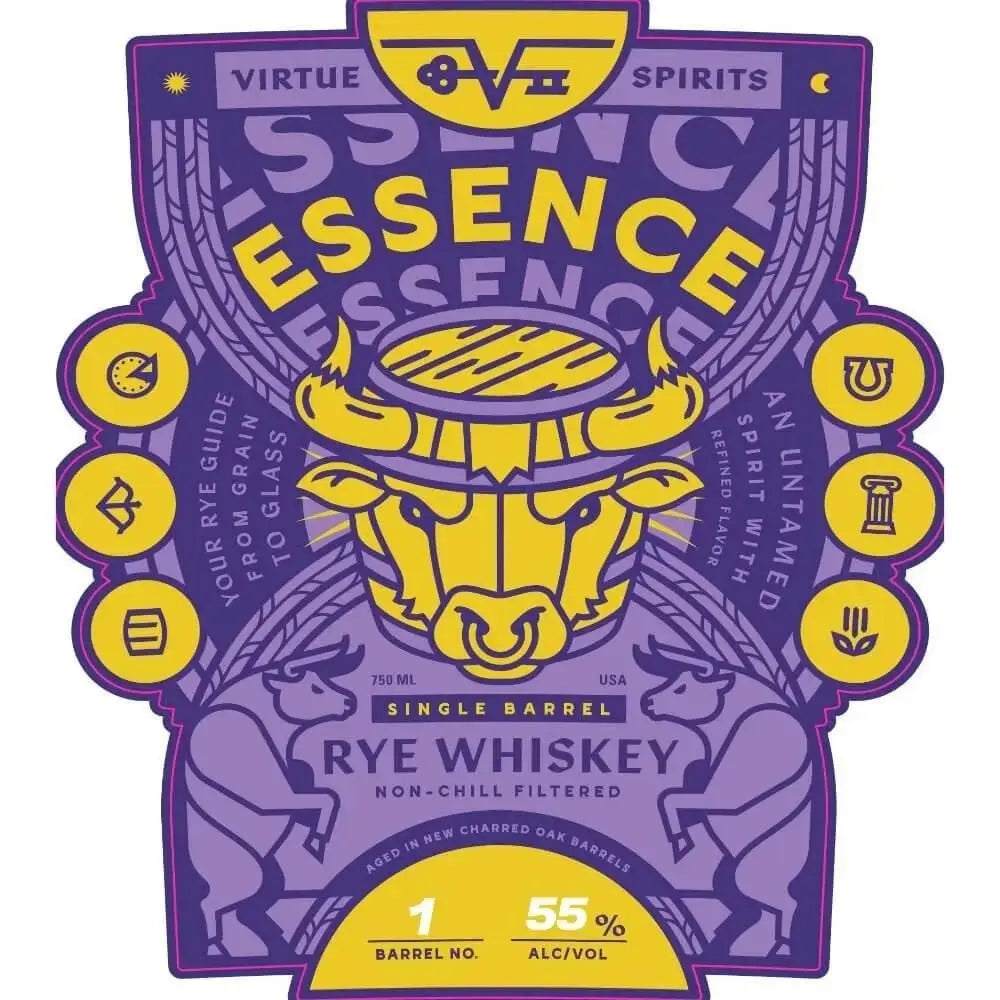 Virtue Spirits Essence Single Barrel Rye - Main Street Liquor