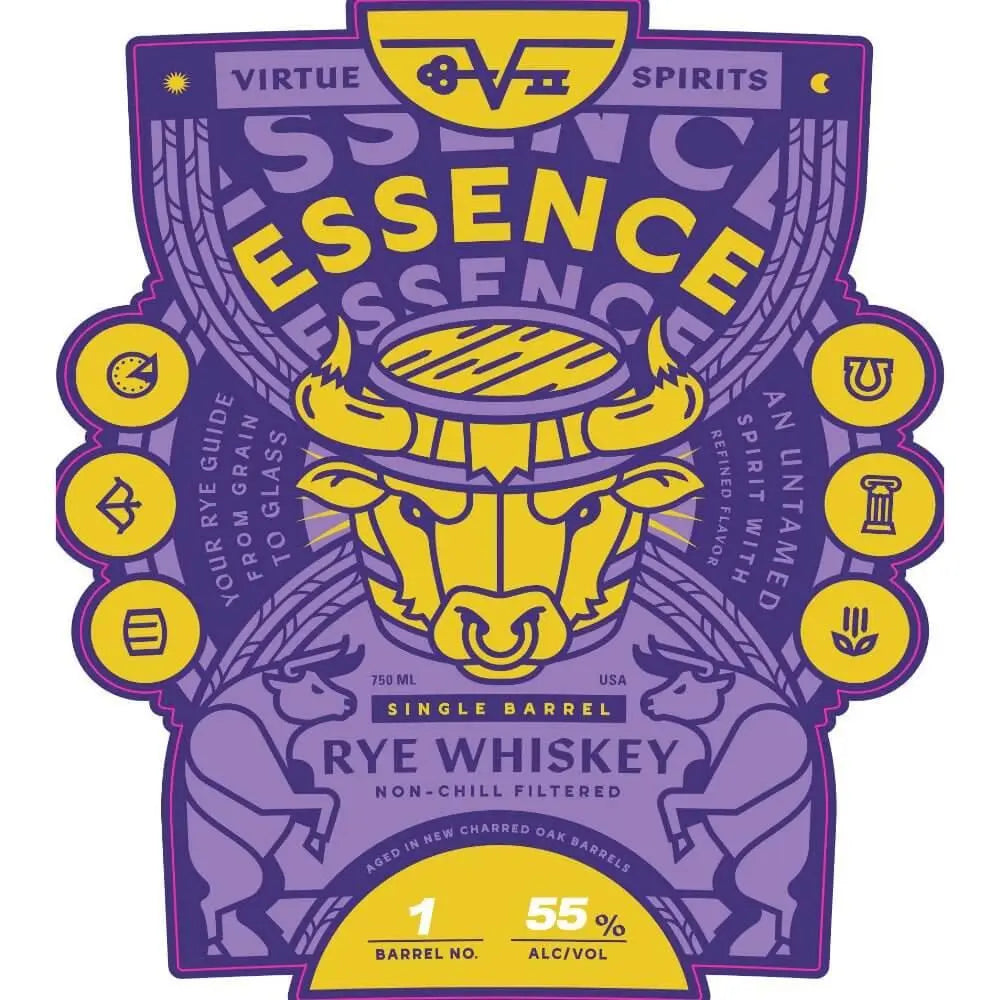 Virtue Spirits Essence Single Barrel Rye - Main Street Liquor