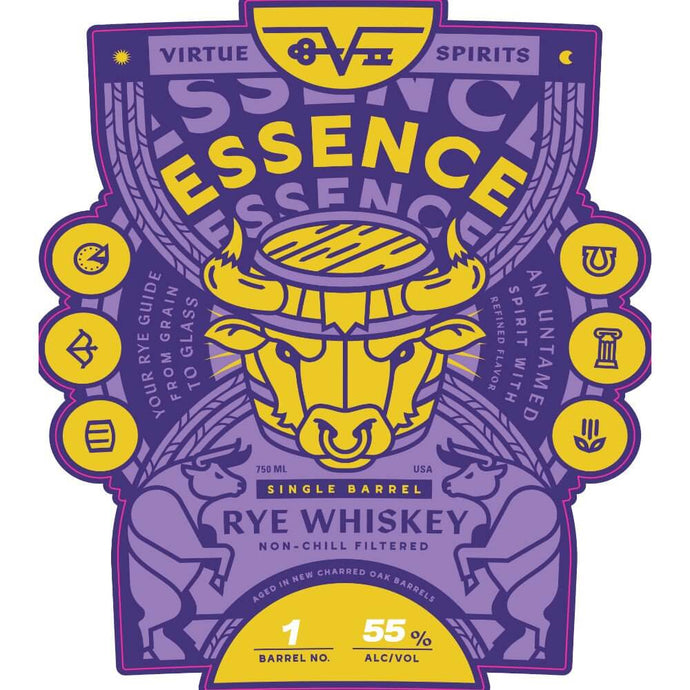 Virtue Spirits Essence Single Barrel Rye - Main Street Liquor