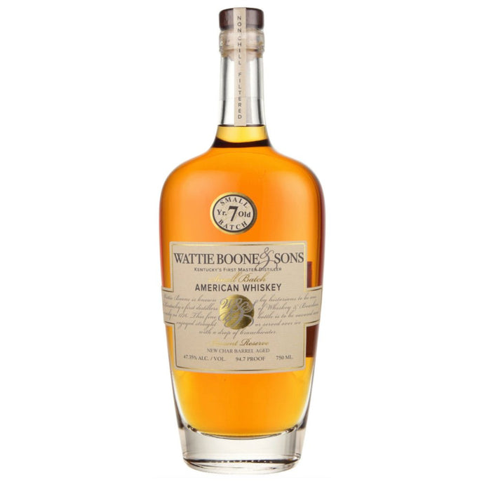 Wattie Boone & Sons 7 Year Old American Whiskey - Main Street Liquor