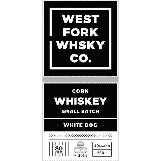 West Fork White Dog Corn Whiskey - Main Street Liquor