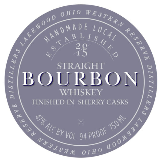 Western Reserve Bourbon Finished in Sherry Casks - Main Street Liquor