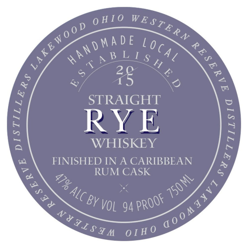 Load image into Gallery viewer, Western Reserve Caribbean Rum Cask Finished Straight Rye - Main Street Liquor
