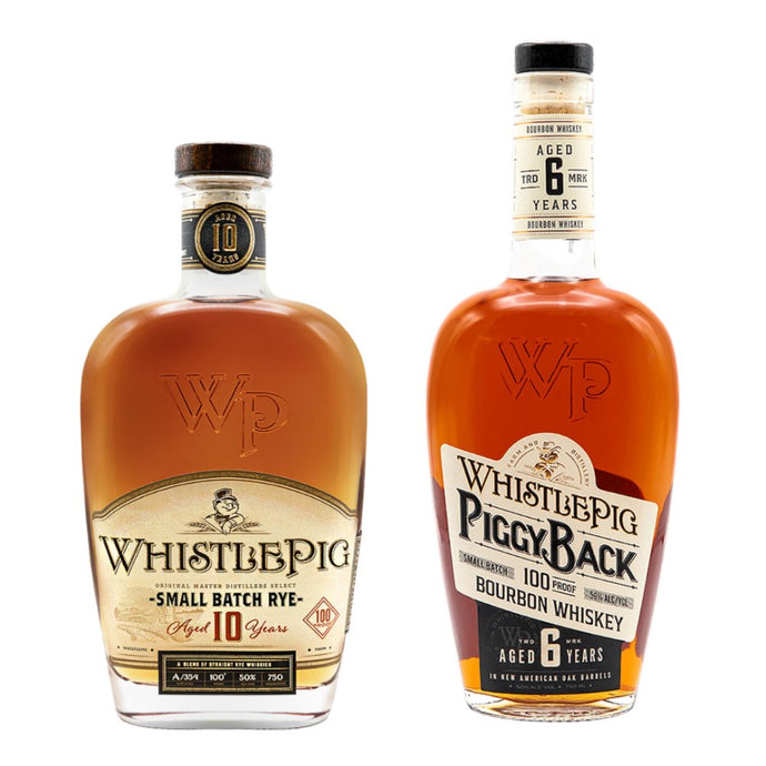 Whistlepig 10 Year Rye With Whistlepig Piggyback Bourbon Combo - Main Street Liquor
