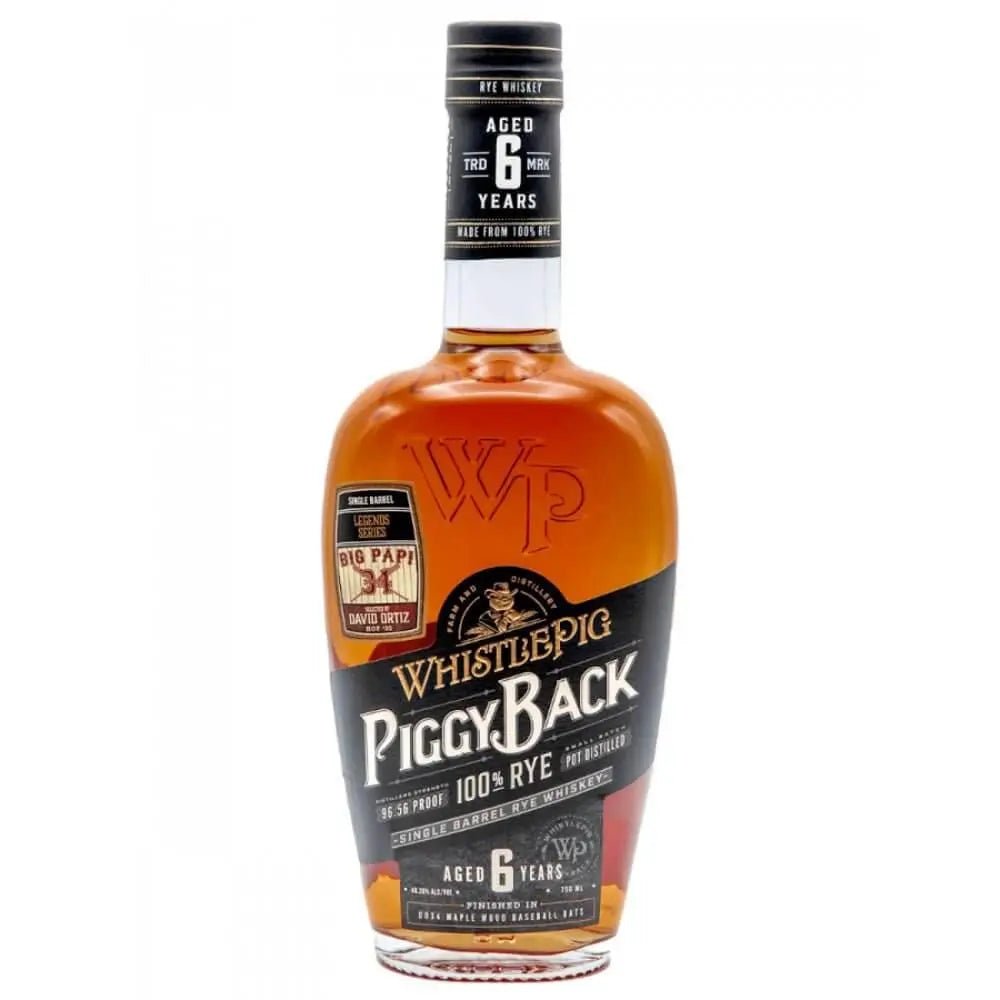 WhistlePig PiggyBack Legends Series: Big Papi - Main Street Liquor