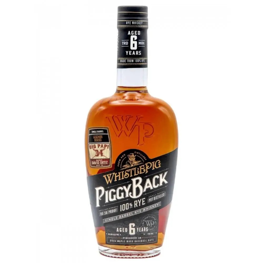 WhistlePig PiggyBack Legends Series: Big Papi - Main Street Liquor