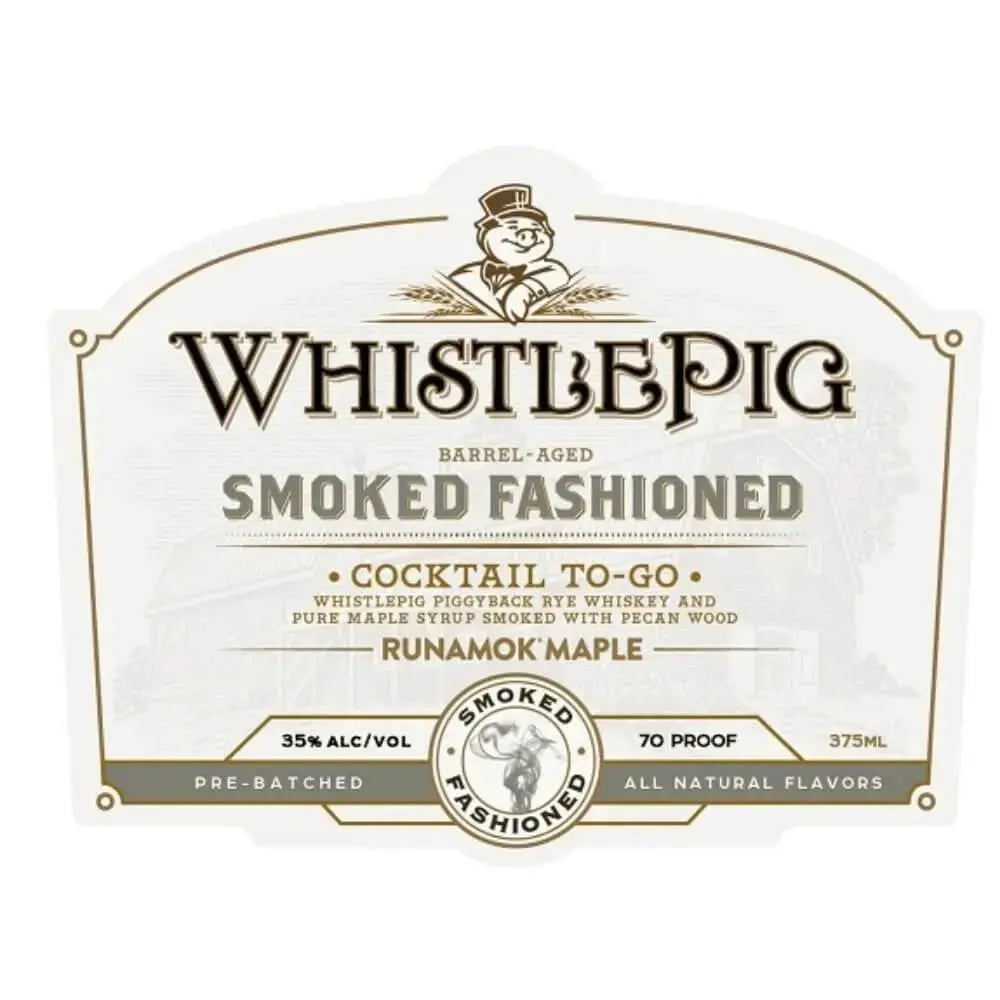 WhistlePig Smoked Fashioned Cocktail To - Go - Main Street Liquor
