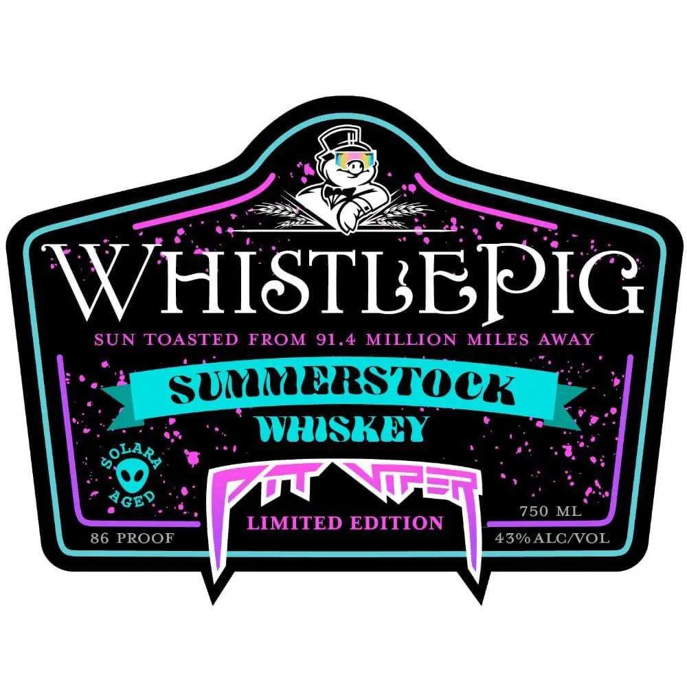 WhistlePig Summerstock Pit Viper Solara Aged Whiskey Limited Edition - Main Street Liquor
