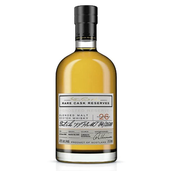 William Grant & Sons’ Rare Cask Reserves Ghosted Reserve 26 Year - Main Street Liquor