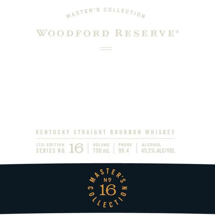 Woodford Reserve Master’s Collection Very Fine Rare No. 16 - Main Street Liquor