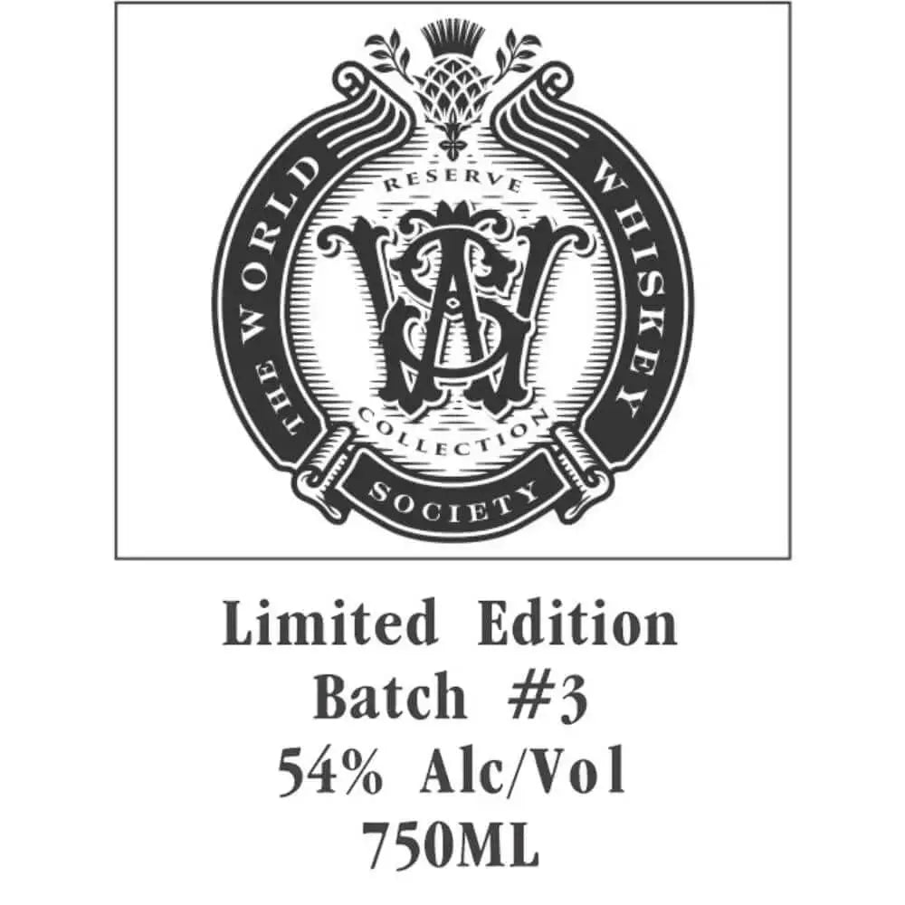 World Whiskey Society Reserve Collection Straight Bourbon Batch 3 - Main Street Liquor