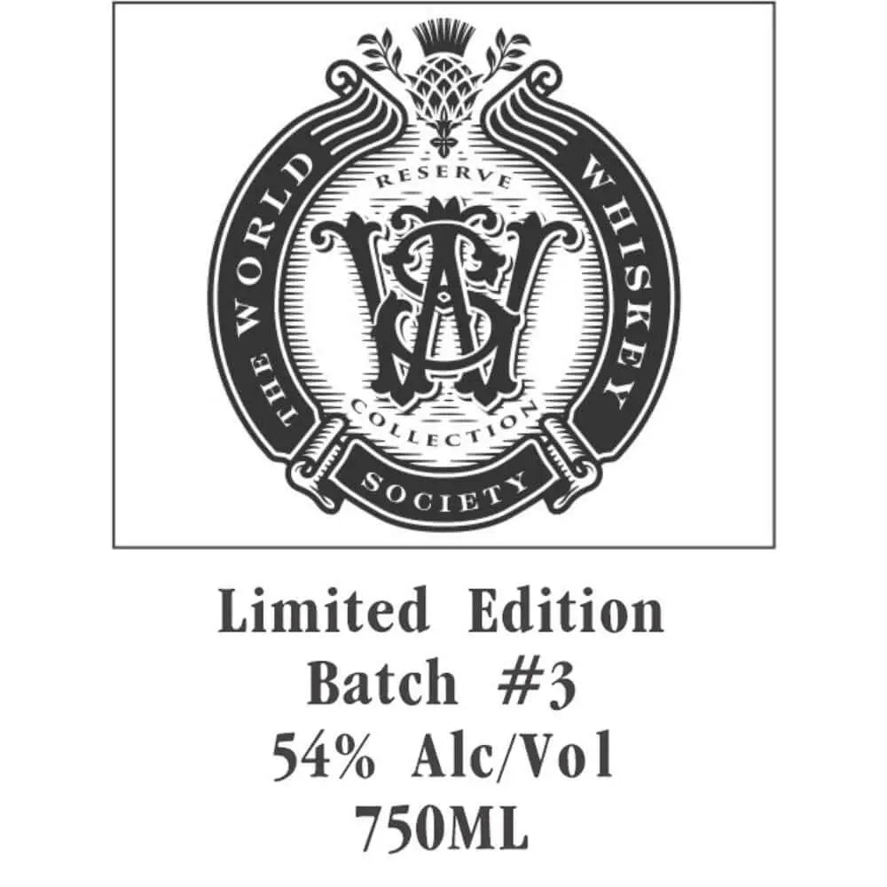 World Whiskey Society Reserve Collection Straight Bourbon Batch 3 - Main Street Liquor