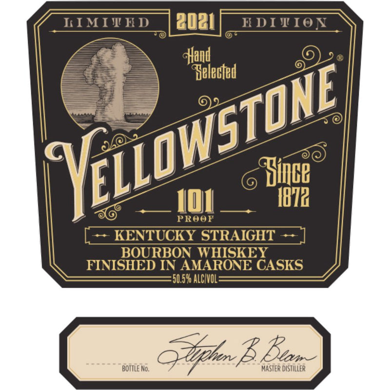 Load image into Gallery viewer, Yellowstone 101 Proof Limited Edition 2021 Finished In Amarone Barrels - Main Street Liquor
